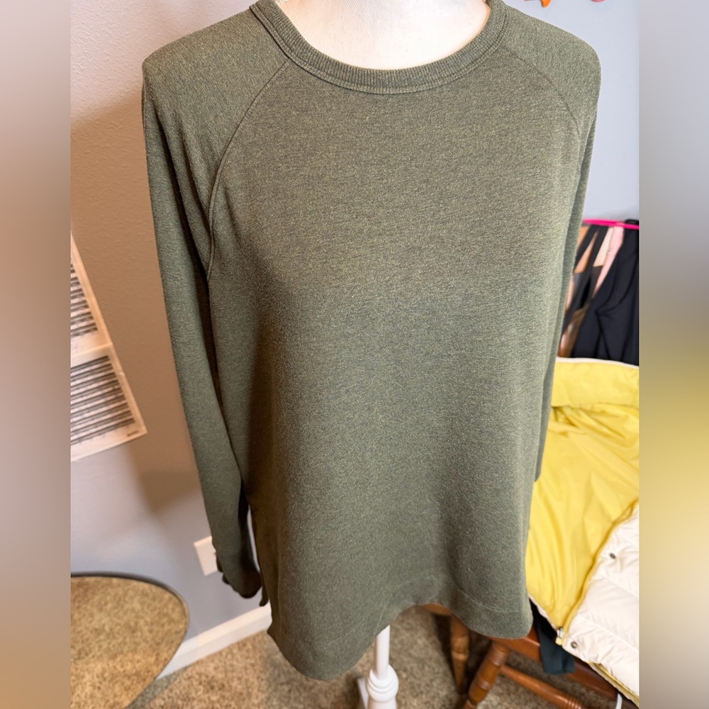 Athleta Olive Green Sweatshirt